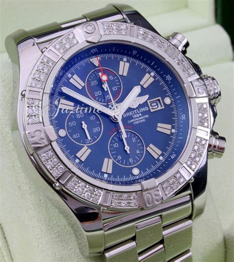 breitling a13370 crown|Breitling a13370 diamond bezel.